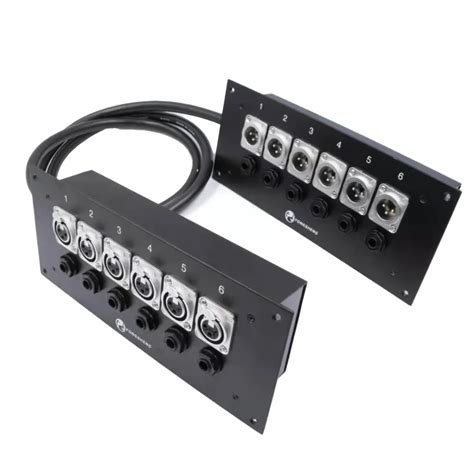 xlr microphone junction box|XLR Splitter Boxes .